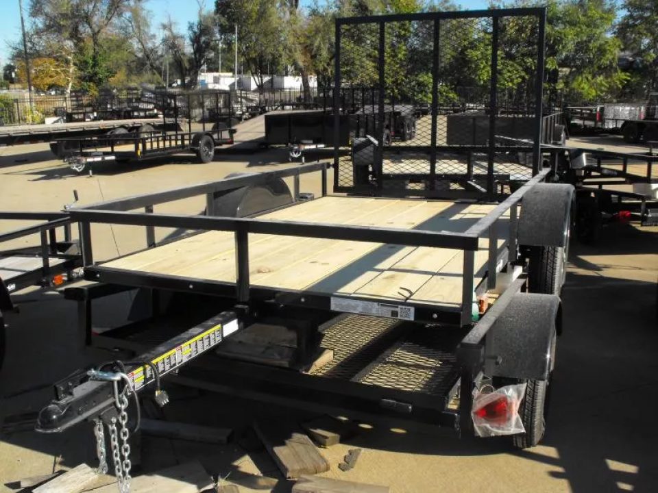 New Utility Trailer 5 X 8 Wood Deck Ramp