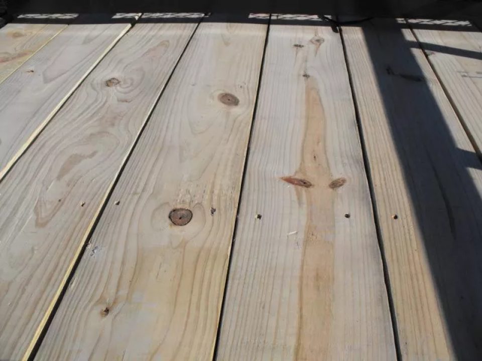 New Utility Trailer 5 X 8 Wood Deck Ramp