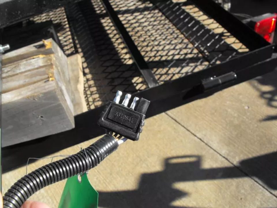 New Utility Trailer 5 X 8 Wood Deck Ramp