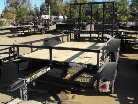 New Utility Trailer 5 X 8 Wood Deck Ramp