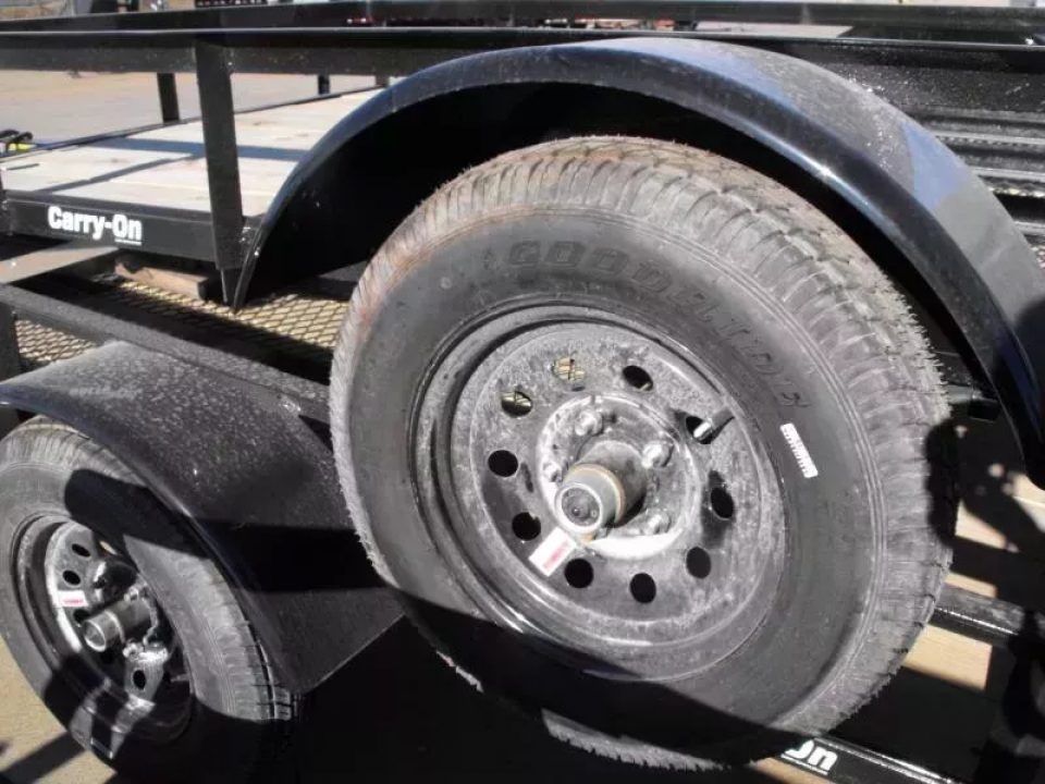 New Utility Trailer 5 X 8 Wood Deck Ramp