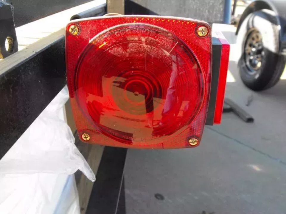 New Utility Trailer 5 X 8 Wood Deck Ramp