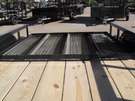New Utility Trailer 5 X 8 Wood Deck Ramp