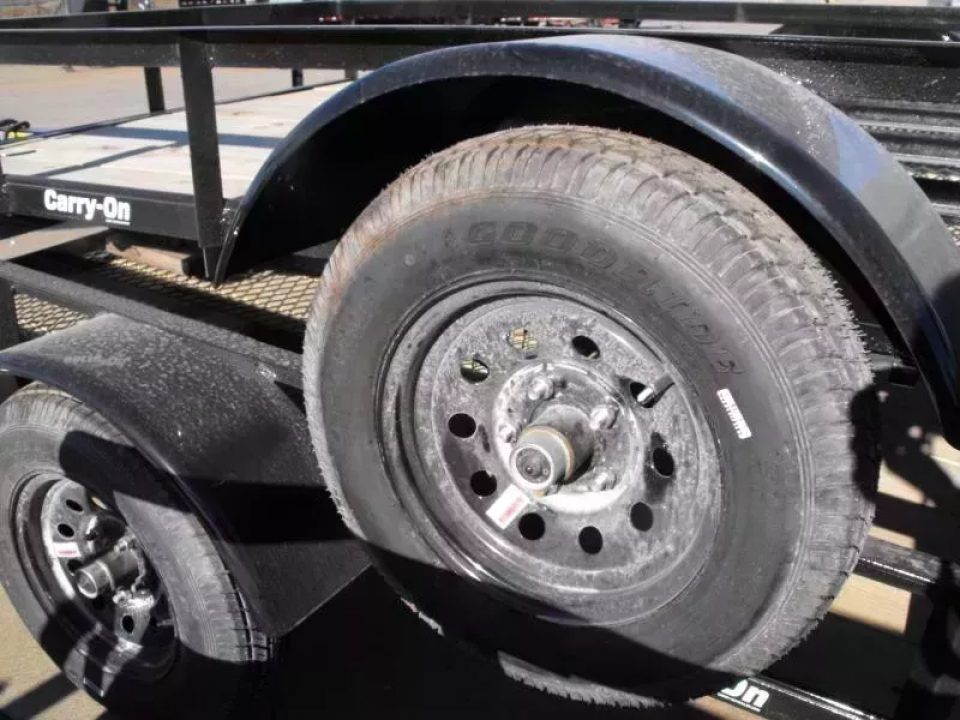 New Utility Trailer 5 X 8 Wood Deck Ramp