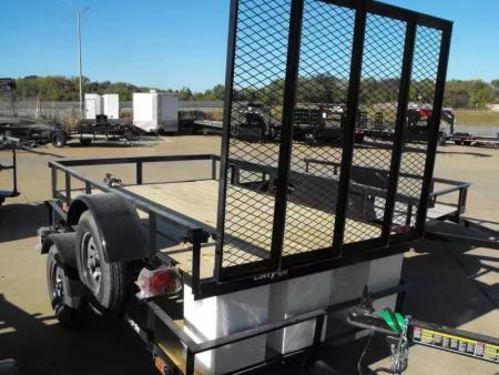 New Utility Trailer 5 X 8 Wood Deck Ramp