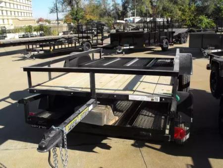 New Utility Trailer 5 X 8 Wood Deck Ramp