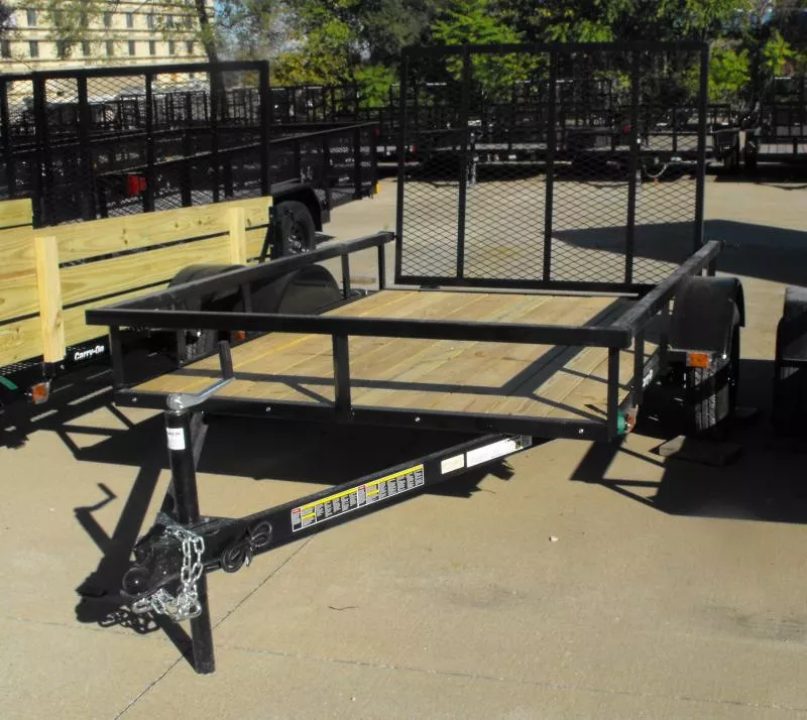 New Utility Trailer 5 X 8 Ramp Wood Deck