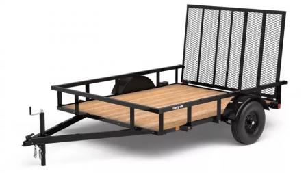 New Utility Trailer 5 X 8 Ramp Wood Deck