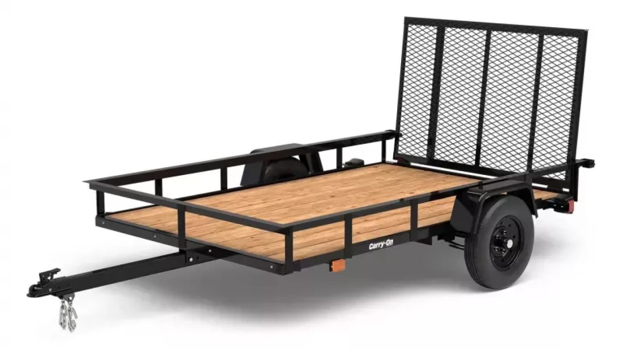New Utility Trailer 5 X 8 Ramp 2000 LB Axle