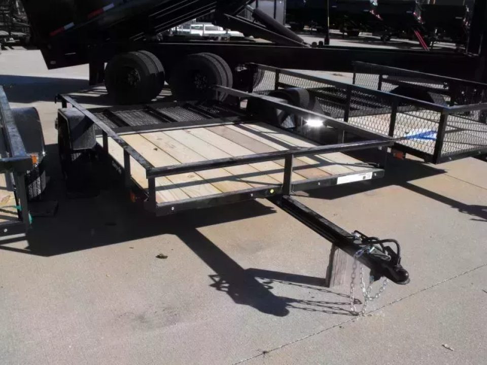 New Utility Trailer 5 X 8 Ramp 2000 LB Axle