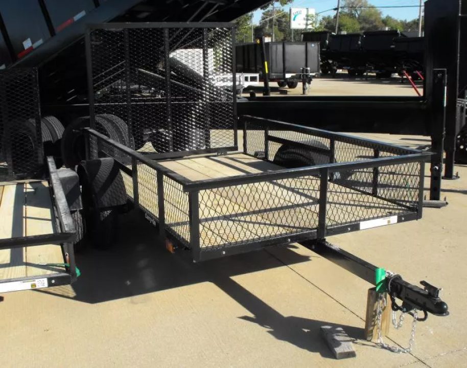 New Utility Trailer 5 X 8 Ramp  Mesh Sides