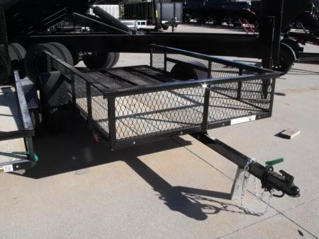 New Utility Trailer 5 X 8 Ramp  Mesh Sides