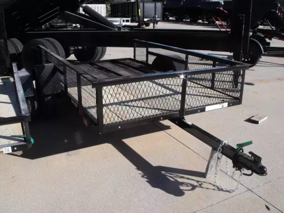 New Utility Trailer 5 X 8 Ramp  Mesh Sides