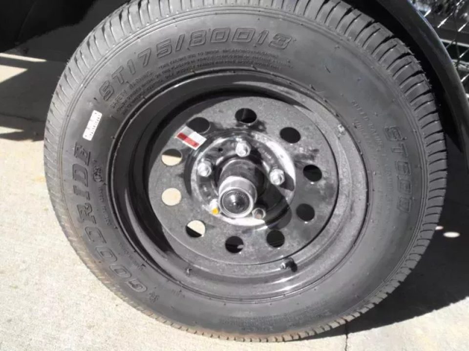 New Utility Trailer 5 X 8 Ramp  Mesh Sides