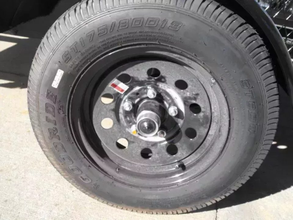 New Utility Trailer 5 X 8 Ramp  Mesh Sides