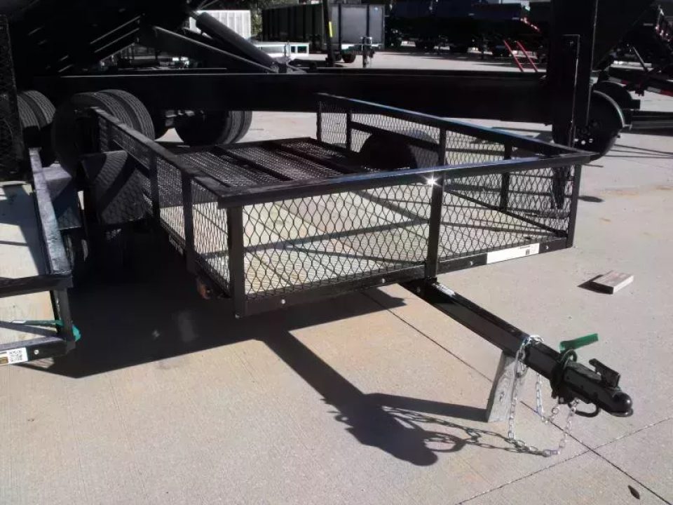 New Utility Trailer 5 X 8 Ramp  Mesh Sides