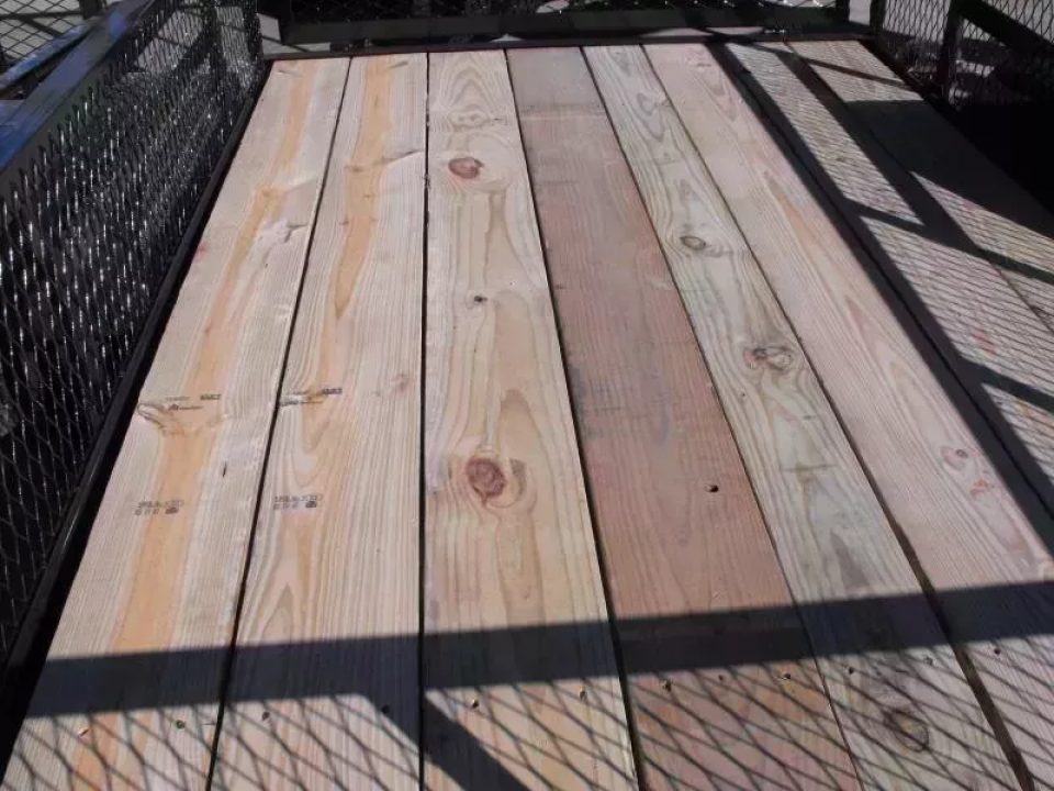 New Utility Trailer 5 X 8 Ramp  Mesh Sides