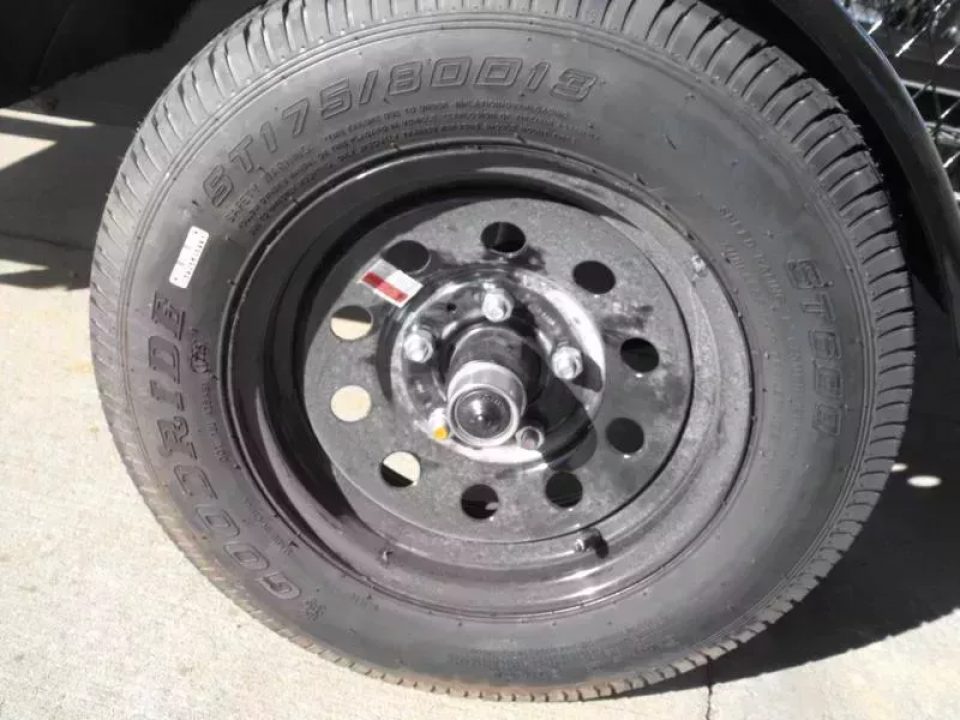 New Utility Trailer 5 X 8 Ramp  Mesh Sides