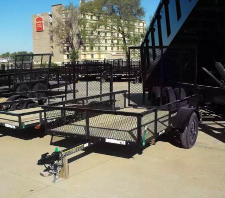 New Utility Trailer 5 X 8 Ramp  Mesh Sides