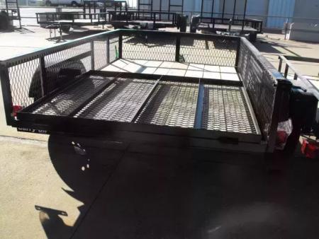 New Utility Trailer 5 X 8 Ramp  Mesh Sides