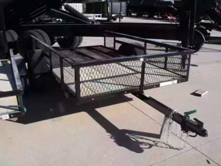 New Utility Trailer 5 X 8 Ramp  Mesh Sides