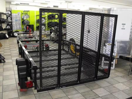New Utility Trailer 5 X 8 Ramp Mesh Floor & Sides