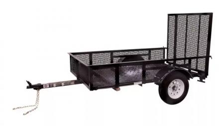 New Utility Trailer 5 X 8 Ramp Mesh Floor & Sides