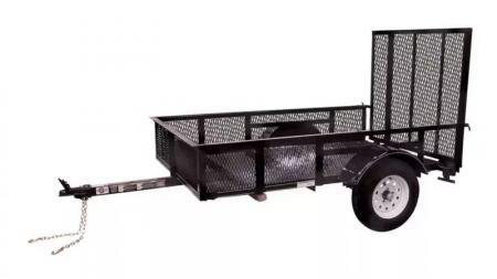 New Utility Trailer 5 X 8 Ramp Mesh Floor & Sides