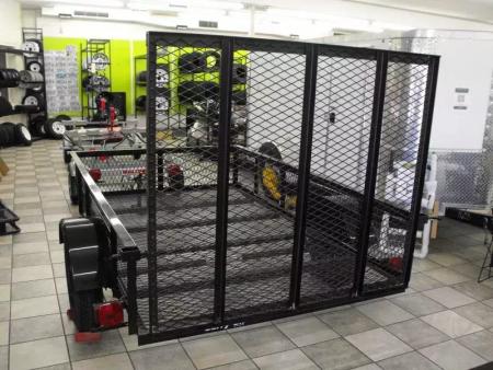 New Utility Trailer 5 X 8 Ramp Mesh Floor & Sides