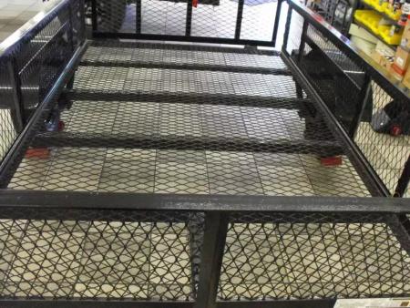 New Utility Trailer 5 X 8 Ramp Mesh Floor & Sides