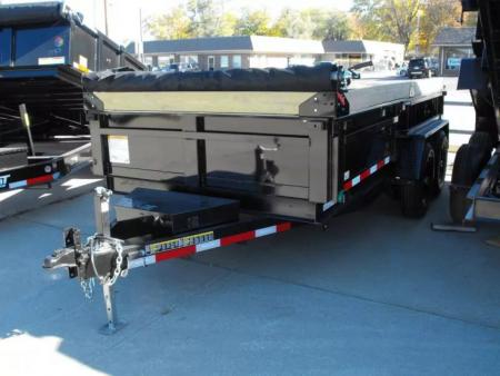 New Dump Trailer 7 X 14 Spreader Gate 14000 6  Wall Ext /Tarp Inc