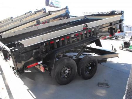 New Dump Trailer 7 X 14 Spreader Gate 14000 6" Wall Ext /Tarp Inc