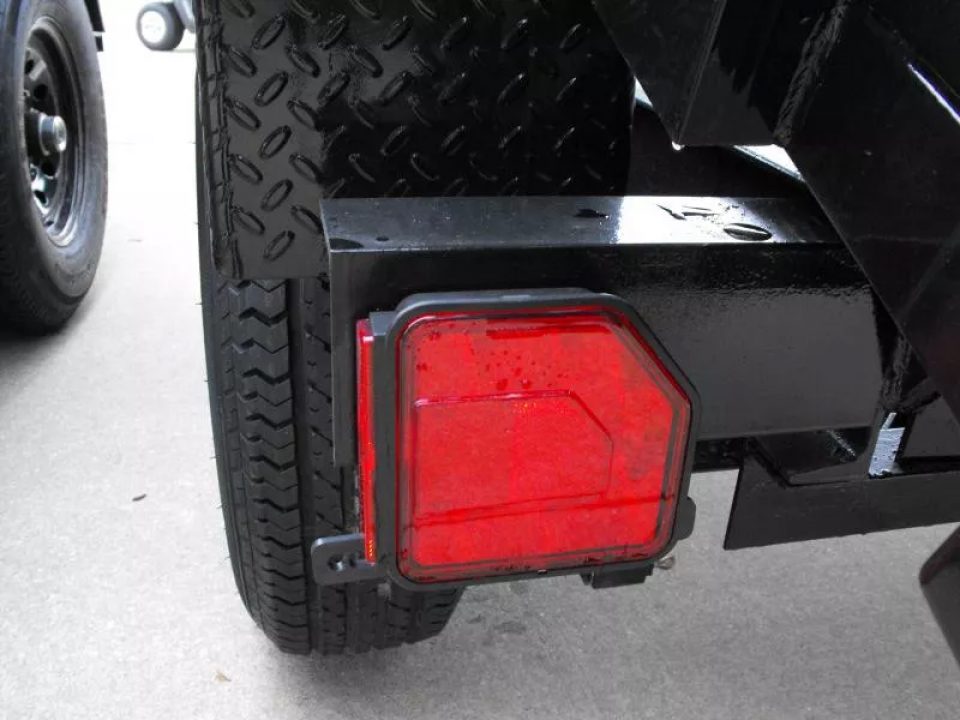 New Dump Trailer 7 X 12 Spreader Gate 12000 GVWR Tarp & 6" Wood Side Extensions & Tarp Included