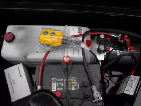 New Dump Trailer 7 X 12 Spreader Gate 12000 GVWR Tarp & 6" Wood Side Extensions & Tarp Included