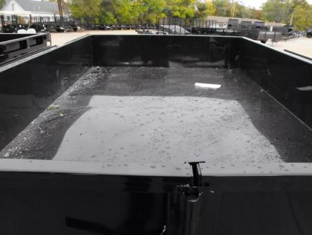 New Dump Trailer 7 X 12 Spreader Gate 12000 GVWR Tarp & 6" Wood Side Extensions & Tarp Included