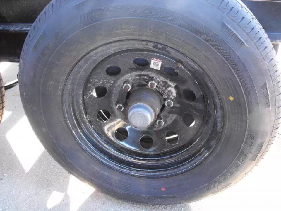 New Dump Trailer 5 X 10 Low Profile With 6" Wood Extension  (9990 GVWR) Spreader Gate