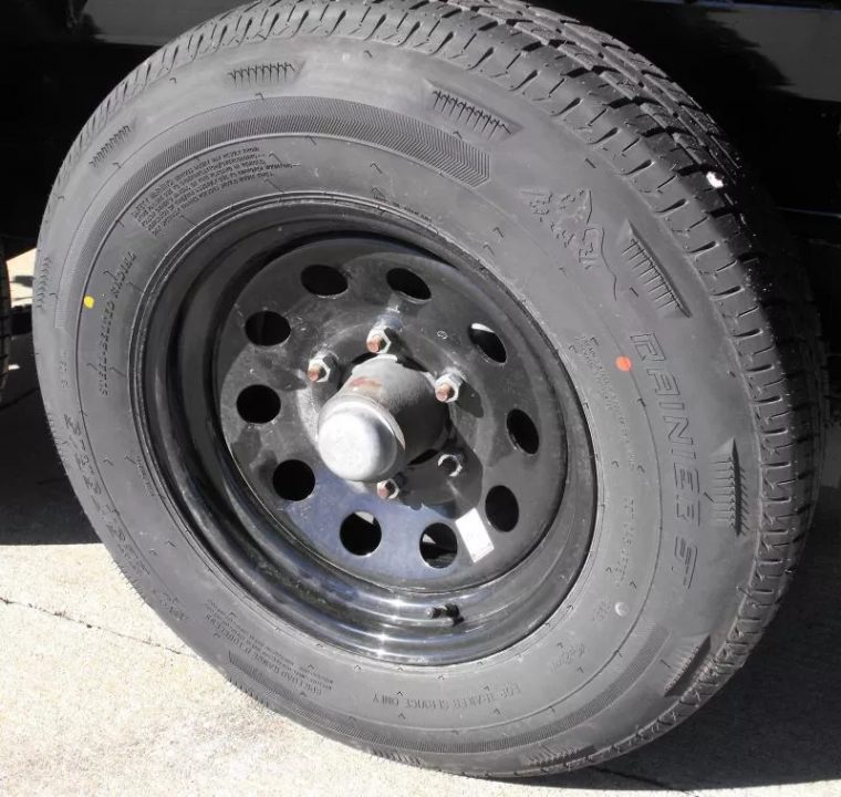 New Dump Trailer 5 X 10  Spreader Gate 9990 GVWR 6" Wall Extensions Tarp Included