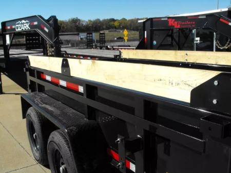 New Dump Trailer 5 X 10  Spreader Gate 9990 GVWR 6" Wall Extensions Tarp Included