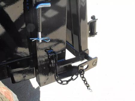 New Dump Trailer 5 X 10  Spreader Gate 9990 GVWR 6" Wall Extensions Tarp Included