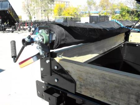 New Dump Trailer 5 X 10  Spreader Gate 9990 GVWR 6" Wall Extensions Tarp Included