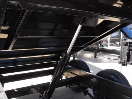 New Dump Trailer 5 X 10  Spreader Gate 9990 GVWR 6" Wall Extensions Tarp Included