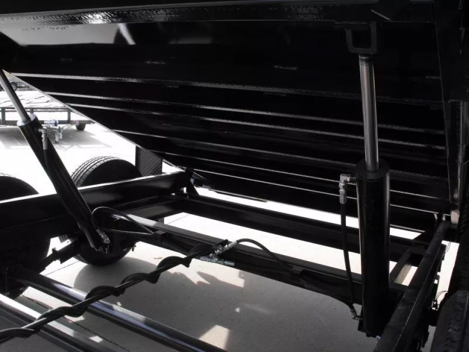 New Dump Trailer 7 X 12  Spreader Gate Tarp Included  14000 GVRW