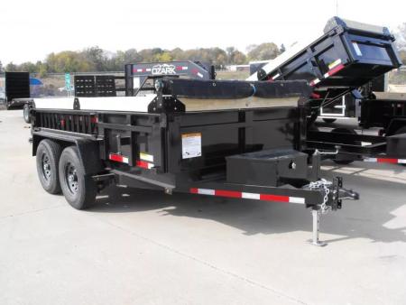 New Dump Trailer 7 X 12  Spreader Gate Tarp Included  14000 GVRW