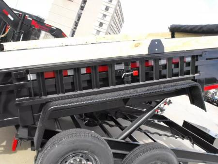 New Dump Trailer 7 X 12  Spreader Gate Tarp Included  14000 GVRW