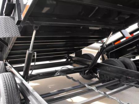 New Dump Trailer 7 X 12  Spreader Gate Tarp Included  14000 GVRW