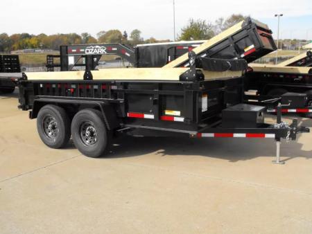 New Dump Trailer 7 X 12  Spreader Gate Tarp Included  14000 GVRW