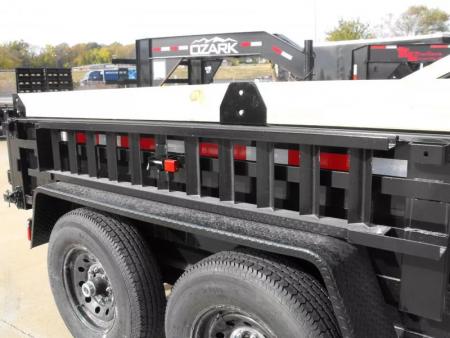 New Dump Trailer 7 X 12  Spreader Gate Tarp Included  14000 GVRW