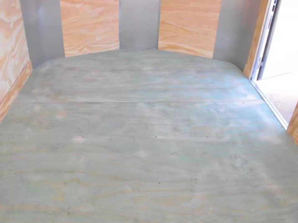 New SALE ***    Enclosed Trailer  7 x 14  RAMP DOOR   WHITE  In Color   7000 GVWR   6' 3"  Interior