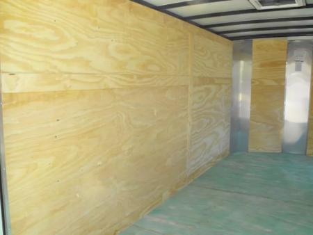 New SALE ***    Enclosed Trailer  7 x 14  RAMP DOOR   WHITE  In Color   7000 GVWR   6' 3"  Interior