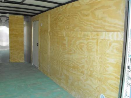 New SALE ***    Enclosed Trailer  7 x 14  RAMP DOOR   WHITE  In Color   7000 GVWR   6' 3"  Interior